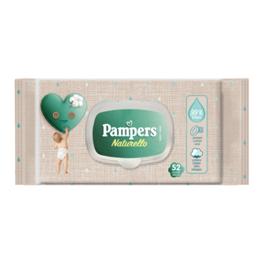 WIPES PAMPERS NATURELLO 52 SALVIETTE