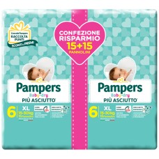 PAMPERS BABY DRY DUO DWCT XL 30 PEZZI