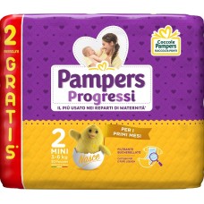 PAMPERS PROGRESSI MINI PANNOLINO 2 3-6KG 30 PEZZI
