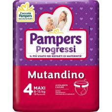 PAMPERS PROGRETGTGI MUTANDINO CP TG4 MAXI 19 PEZZI