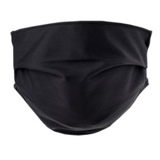 SET 2 MASCHERINA ADULTI PAINT COTONE NERO LINEA ORO