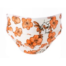 FLOWER ARANCIO MASCHERINA LAVABILE TRIPLO STRATO 2 PEZZI