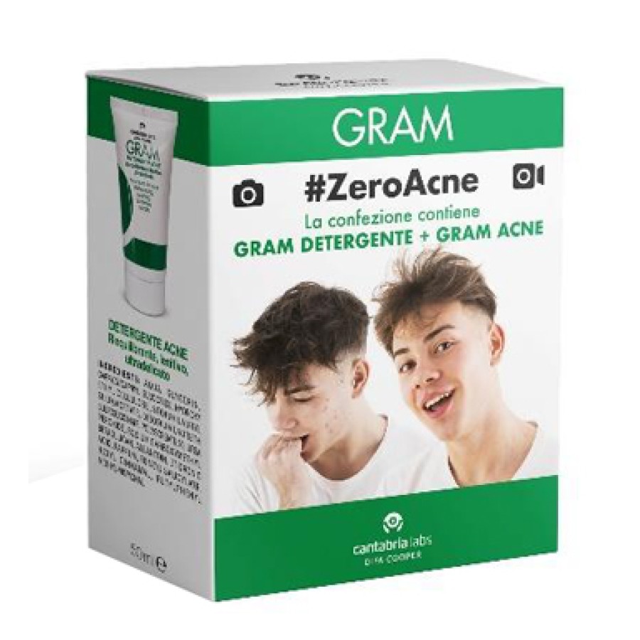 GRAM ZEROACNE 1 GRAM DETERGENTE 50 ML + 1 GRAM ACNE 50 ML