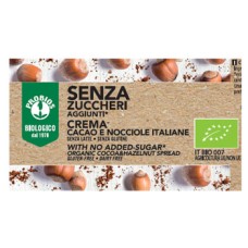 CREMA SPALMABILE CACAO/NOCCIOLE SENZA ZUCCHERI AGGIUNTI 200 G