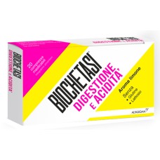 BIOCHETASI DIGESTIONE E ACIDITA' 20 COMPRESSE MASTICABILI AROMA LIMONE