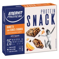 ENERVIT PROTEIN SNACK SCORZE ARANCIA VEGETALE 8 BARRETTE 27 G
