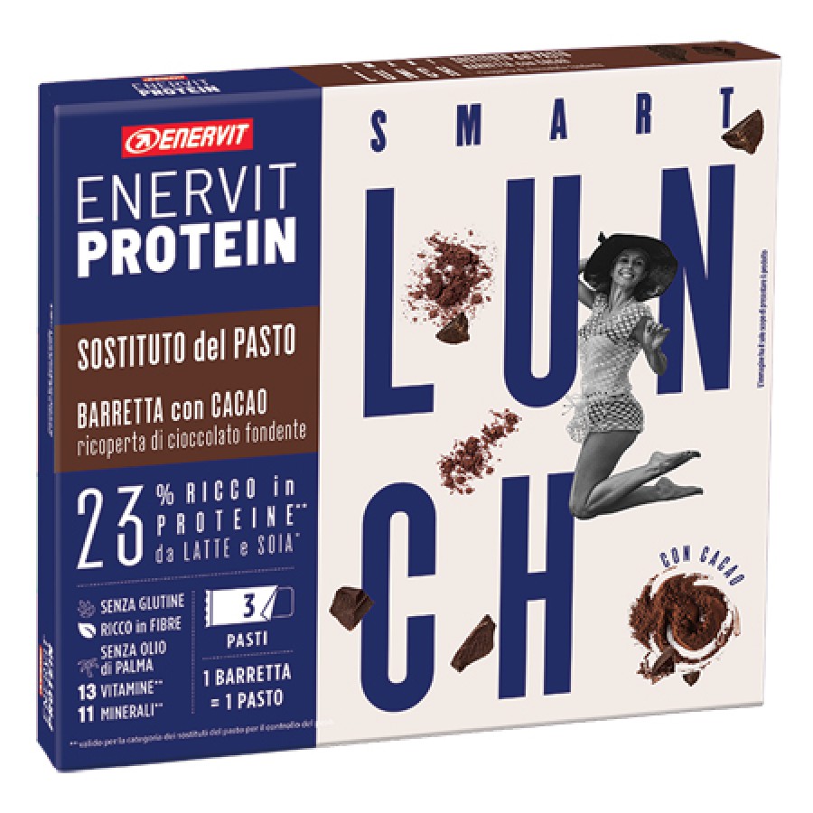 ENERVIT PROTEIN SOSTITUTO PASTO FONDENTE 3 BARRETTE 58 G