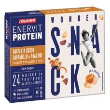 ENERVIT PROTEIN SNACK CARAMELLO ARACHIDI LOW SUGAR 8 BARRETTE 31 G