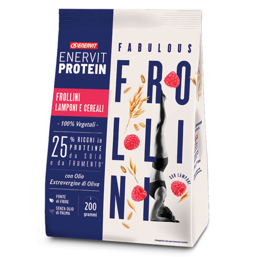 ENERVIT PROTEIN FROLLINI LAMPONI CEREALI 200 G