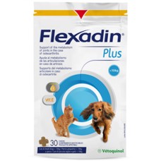 FLEXADIN PLUS CANI DI TAGLIA PICCOLA E GATTI 30 TAVOLETTE APPETIBILI