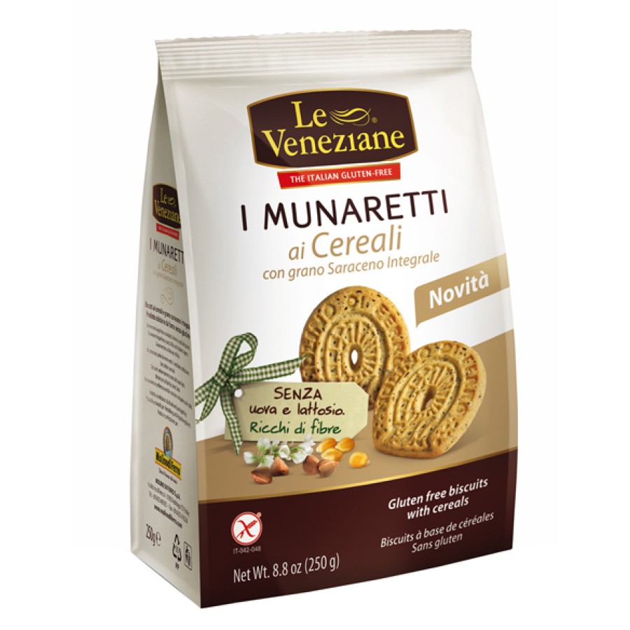 LE VENEZIANE BISCOTTI CEREALI GRANO SARACENO INTEGRALE 250 G