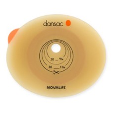 PLACCA PER COLO ILEO ED UROSTOMIA DANSAC NOVALIFE2 70MM RITAAGLIABILE 10-62
