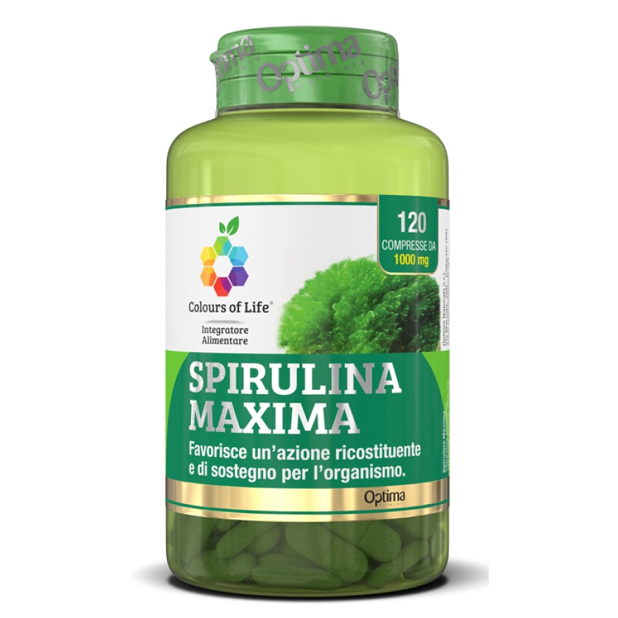 COLOURS OF LIFE SPIRULINA MAXIMA 120 COMPRESSE