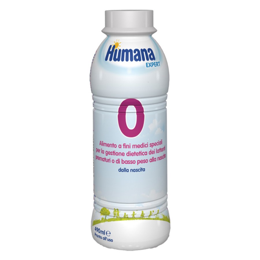 HUMANA 0 EXPERT 490 ML BOTTIGLIA