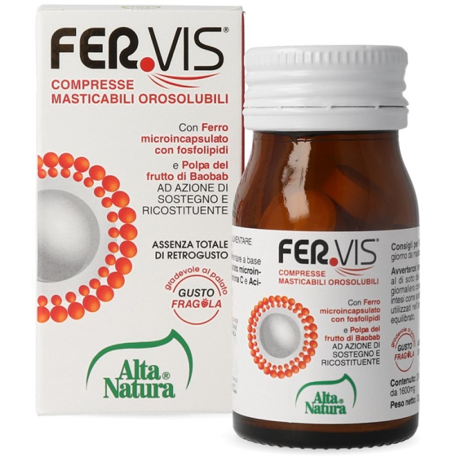 FERVIS 20 COMPRESSE MASTICABILI OROSOLUBILI