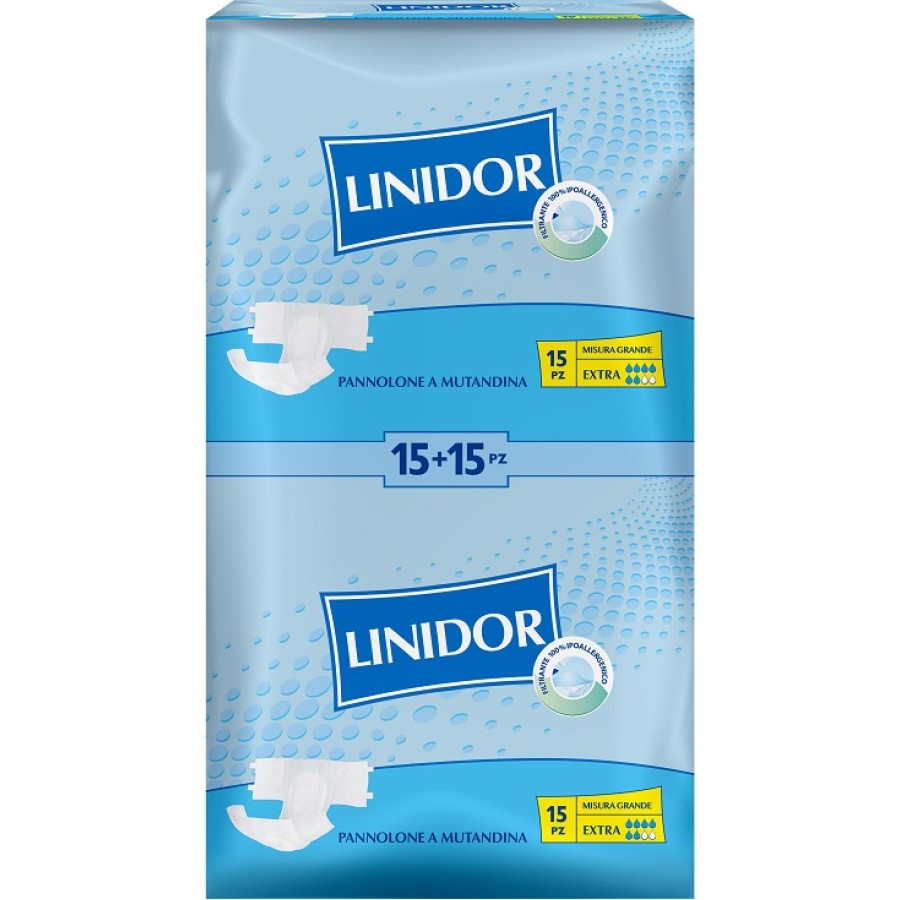 PANNOLONE PER INCONTINENZA A MUTANDINA LINIDOR MG 30 PEZZI