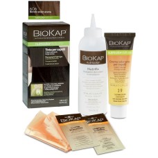 BIOS LINE  BIOKAP NUTRICOLOR DELICATO RAPID TINTA 6,06 BIONDO SCURO AVANA 135 ML