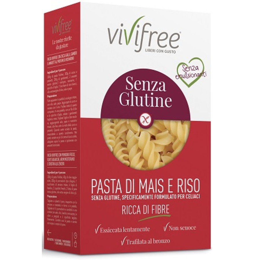 VIVIFREE PASTA SENZA GLUTINE FORMATO FUSILLI 500G