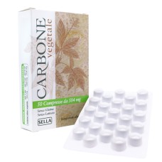 CARBONE VEGETALE 50 COMPRESSE