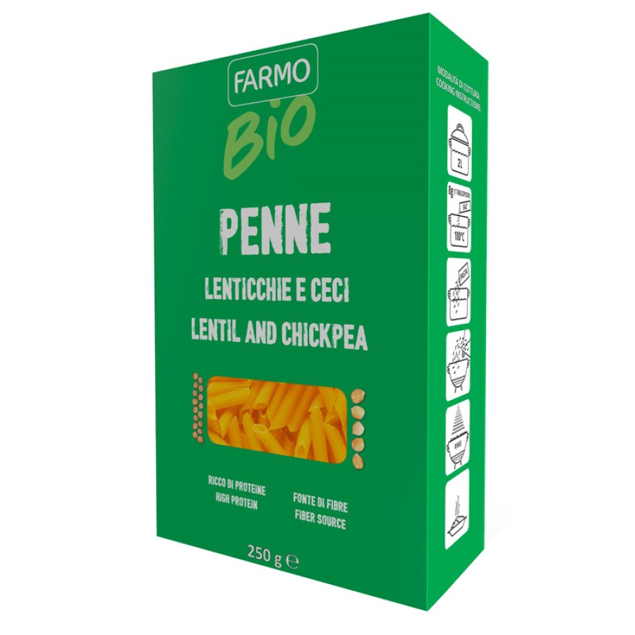 FARMO BIO PENNE LENTICCHIE/CECCI 250 G