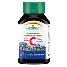 JAMIESON VITAMINA C 1000 MIRTILLO 120 COMPRESSE MASTICABILI