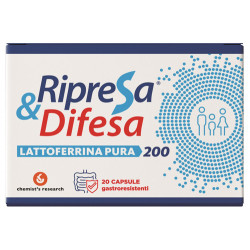 RIPRESA&DIFESA LATTOFERRINA PURA 200 20 CAPSULE GASTRORESISTENTI