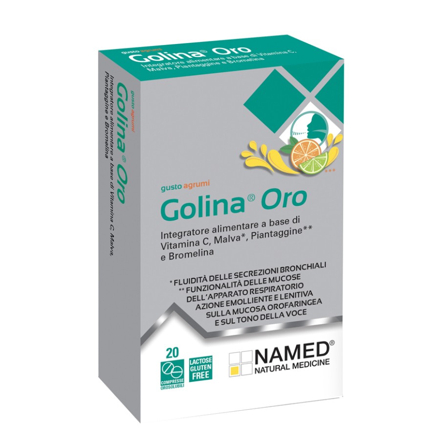 GOLINA ORO AGRUMI 20 COMPRESSE OROSOLUBILI