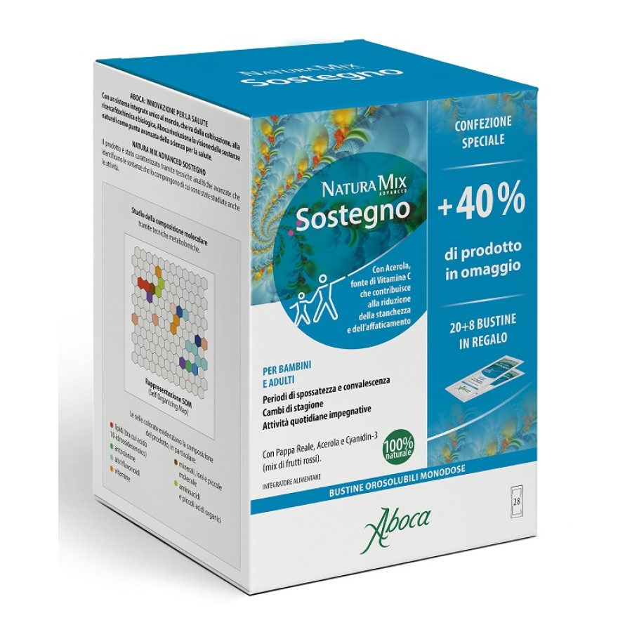 NATURA MIX ADVANCED SOSTEGNO OROSOLUBILE 28 BUSTINE CONFEZIONE SPECIALE