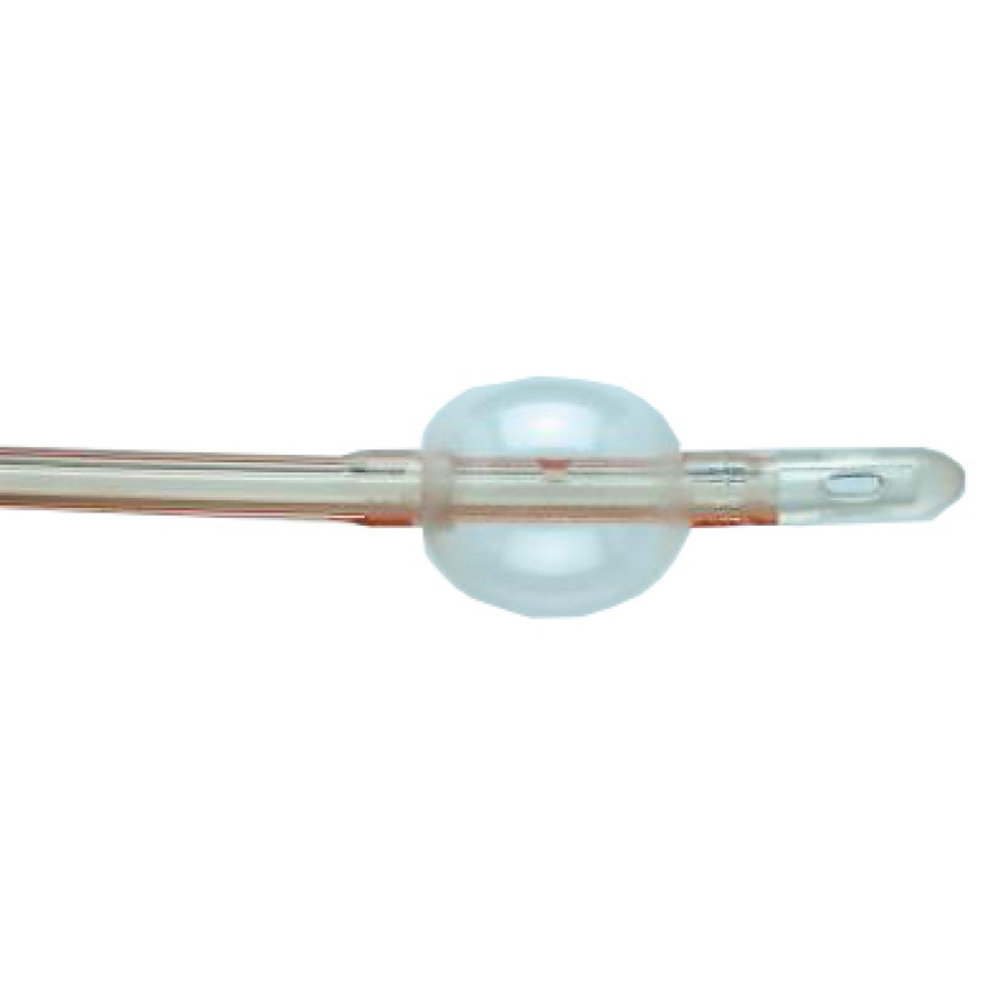 CATETERE FOLYSIL SCANALATO IN SILICONE LUNGHEZZA 40CM 2VIE 2 FORI LINEA RADIOPACA CON PALLONCINO 15ML VALVOLA VIOLA CH22 1 PEZZO STERILE MONOUSO