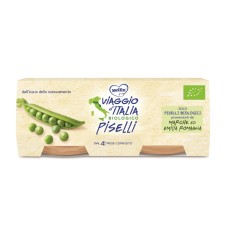 VIAGGIO ITALIA OMOGENEIZZATO BIO PISELLI 2 X 80 G