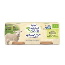 MELLIN VIAGGIO ITALIA OMOGENEIZZATO BIO AGNELLO 2X80 G