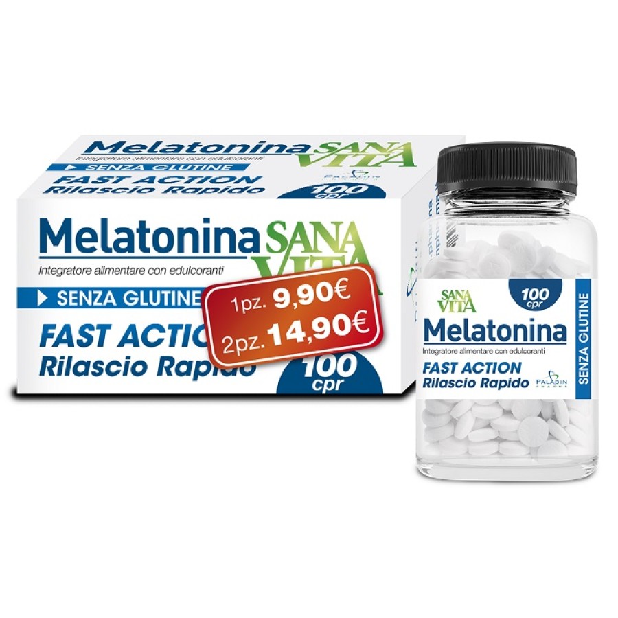 SANAVITA MELATONINA 100 COMPRESSE