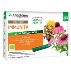 ARKOFLUIDI IMMUNITA' PROPOLI ECHINACEA BIO 20 FIALOIDI 15 ML