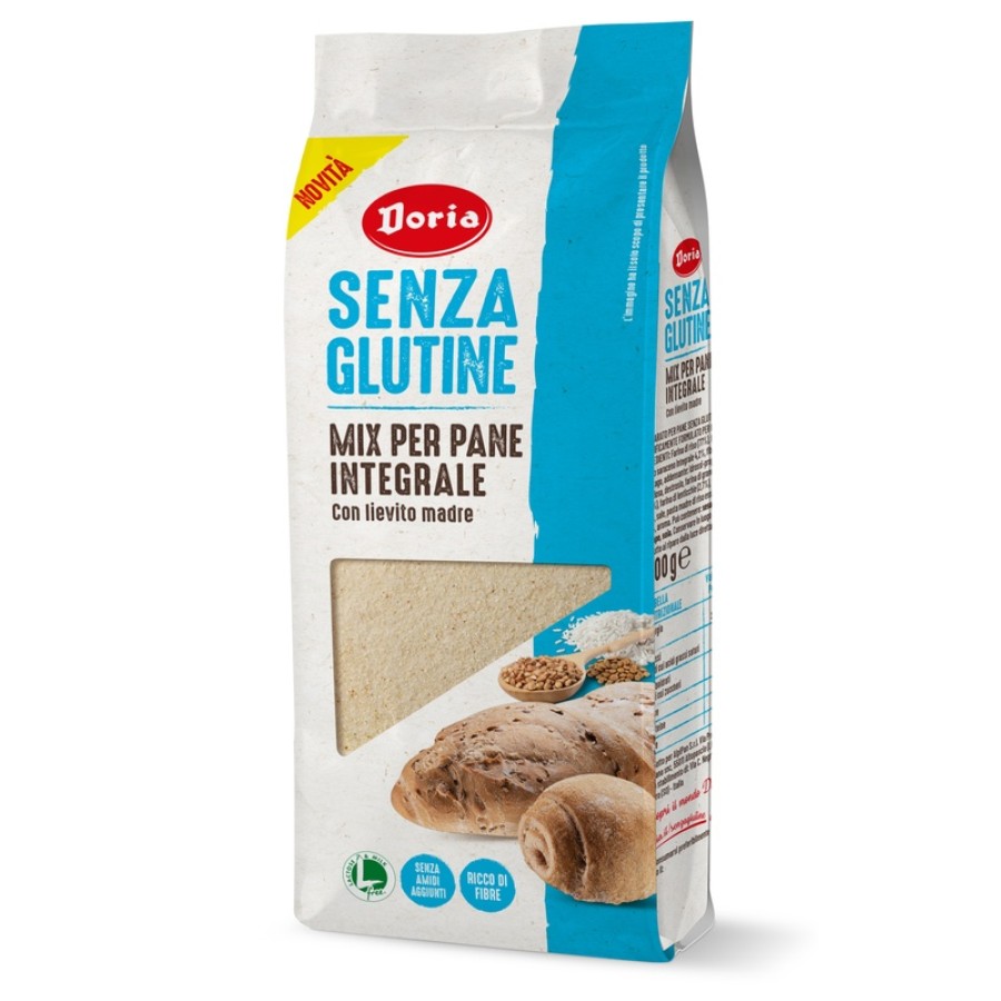 DORIA MIX PER PANE INTEGRALE 500 G PREPARATO PER PANE INTEGRALE