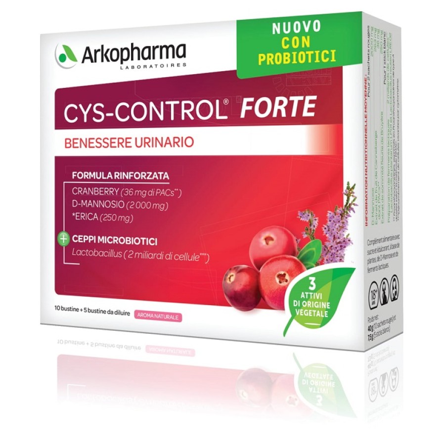 CYS CONTROL FORTE PROBIOTICI 15 BUSTINE