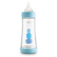 CHICCO BIBERON PERFECT 5 BOY 300 ML IN SILICONE 3 FORI