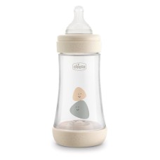 CHICCO BIBERON PERFECT 5 UNISEX 240 ML IN SILICONE 2 FORI