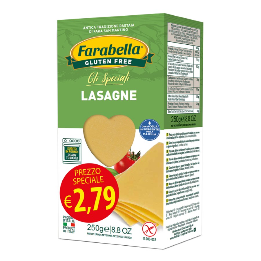 FARABELLA LASAGNA PROMO 250 G X 6 PEZZI