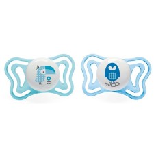 CHICCO SUCCHIETTO LIGHT BOY SILICONE 2-6 MESI 2 PEZZI
