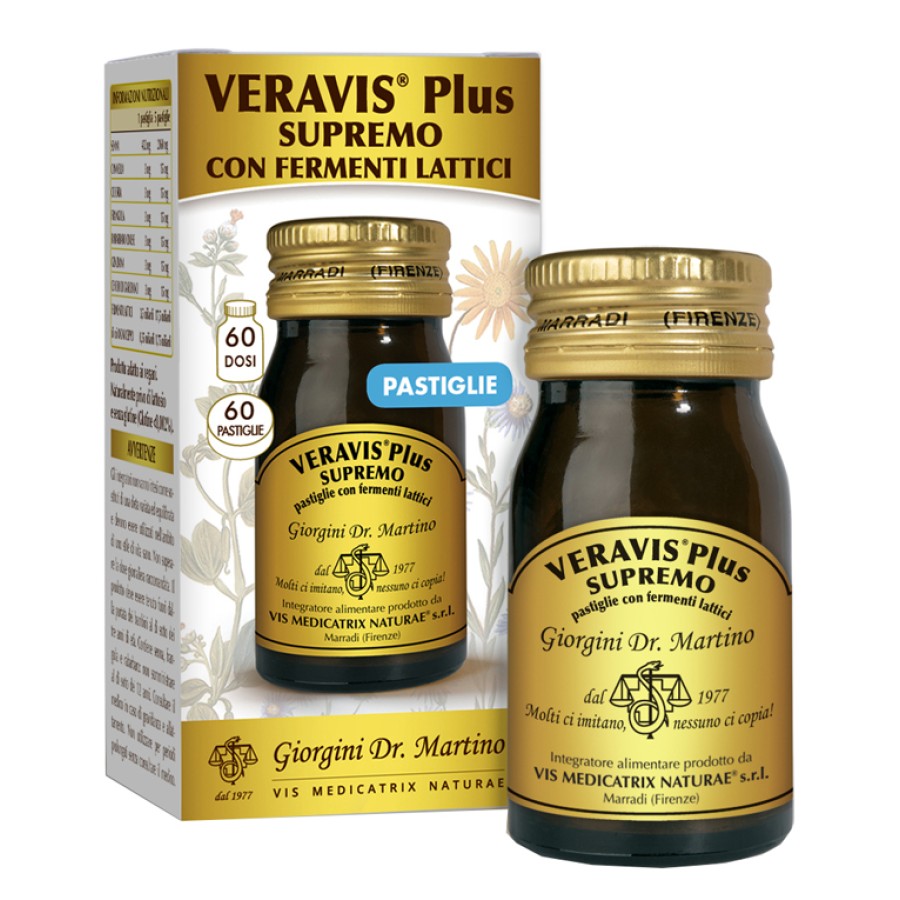 VERAVIS PLUS SUPREMO 60 PASTIGLIE FERMENTI LATTICI