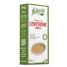 FELICIA BIO LASAGNE LENTICCHIE GIALLE CON RISO INTEGRALE 250 G