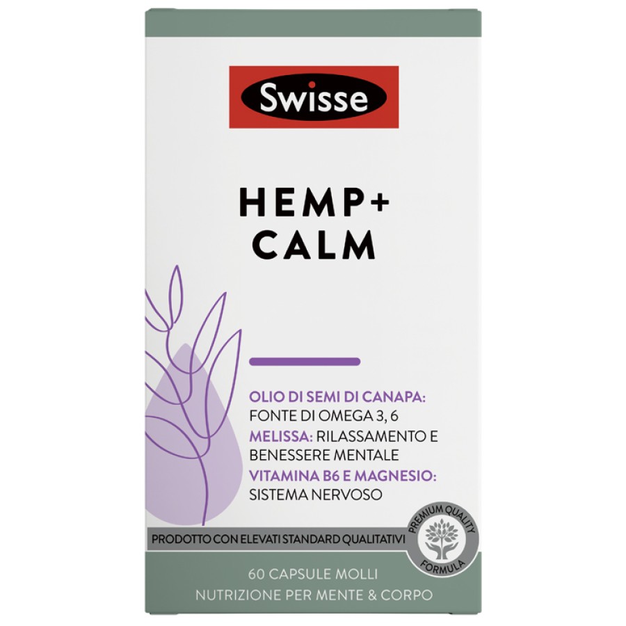 SWISSE HEMP+ CALM 60 CAPSULE