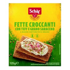 SCHAR FETTE CROCCANTI TEFF/GRANO SARACENO 125 G