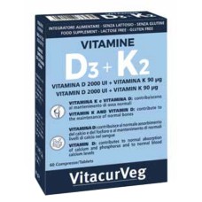 VITAMINE D3+K2 60 COMPRESSE