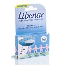 LIBENAR ASPIRATORE NASALE SOFT FILTRI 20 PEZZI