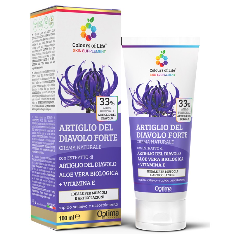 COLOURS OF LIFE SKIN SUPPLEMENT ARTIGLIO DEL DIAVOLO 33% CREMA 100 ML