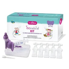 ISONEBIAL KIT PULIZIA CAVITA' NASALI 20 FLACONCINI MONODOSE 5 ML + SIRINGA LUER LOCK SOFT-JECK + AGO CANNULA + NEBULIZZATORE SPRAYSOL