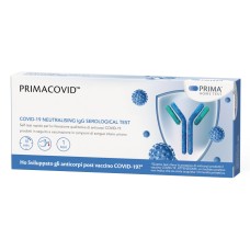 TEST SIEROLOGICO RAPIDO PRIMACOVID HOME AUTODIAGNOSTICO DETERMINAZIONE QUALITATIVA ANTICORPI NEUTRALIZZANTI IGG ANTI SARS-COV-2 NEL SANGUE/SIERO/PLASMA MEDIANTE IMMUNOCROMATOGRAFIA