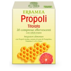 PROPOLI TITOLATA 20 COMPRESSE EFFERVESCENTI