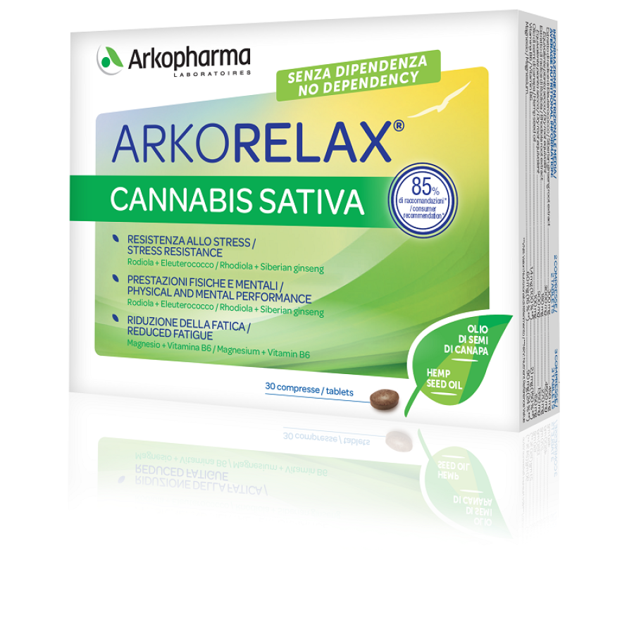 ARKORELAX CANNABIS SATIVA 30 COMPRESSE